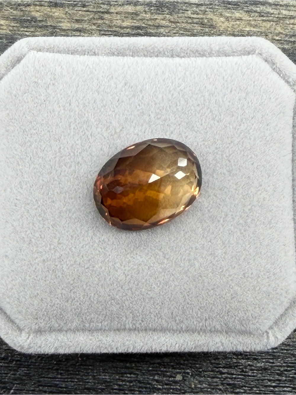 17.17CT Natural Imperial Topaz Faceted Oval cut Gemstone IF Clarity 17.5x13x9mm - Picture 4 of 14